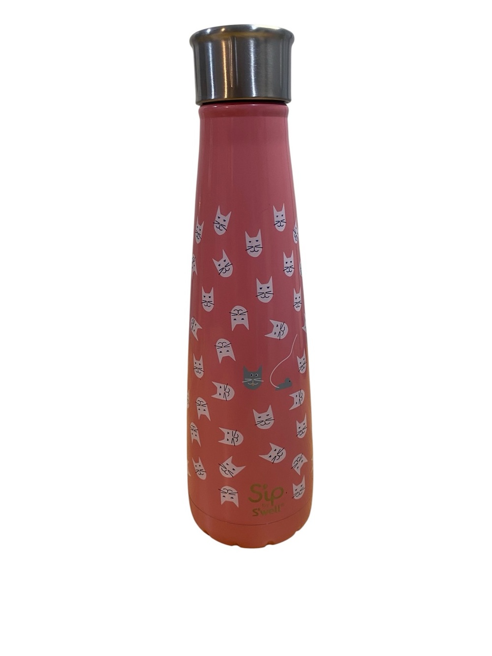 Sip by Swell Cat Print Drinking Bottle